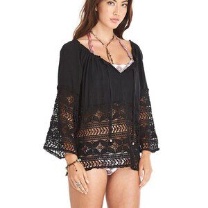 Gypsy 05 Ajara Crochet Swim Cover Up Top and Shorts Set